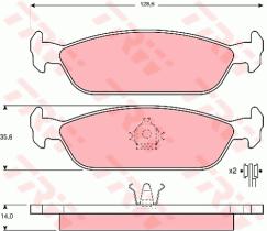 TRW GDB3112 - PASTILLAS DE FRENO