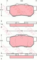 TRW GDB3113 - PASTILLAS DE FRENO