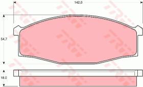 TRW GDB3117 - PASTILLAS DE FRENO