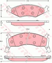 TRW GDB3123 - PASTILLAS DE FRENO