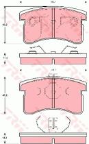 TRW GDB3126 - PASTILLAS DE FRENO