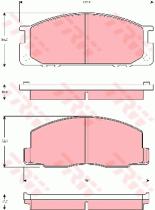 TRW GDB3130 - PASTILLAS DE FRENO