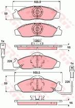 TRW GDB3134 - PASTILLAS DE FRENO