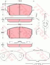 TRW GDB3234 - PASTILLAS DE FRENO