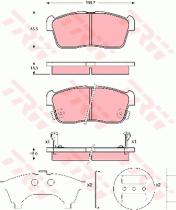 TRW GDB3236 - PASTILLAS DE FRENO