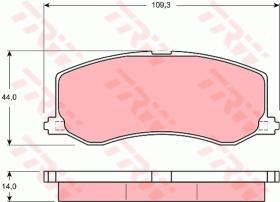 TRW GDB3237 - PASTILLAS DE FRENO