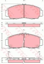 TRW GDB3240 - PASTILLAS DE FRENO