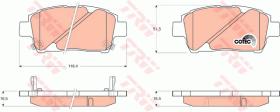 TRW GDB3242 - PASTILLAS DE FRENO