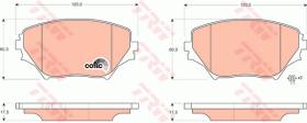 TRW GDB3251 - PASTILLAS DE FRENO