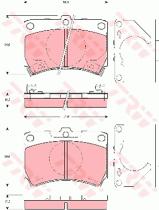 TRW GDB3252 - PASTILLAS DE FRENO