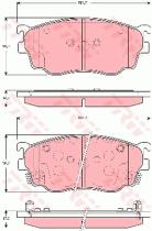 TRW GDB3253 - PASTILLAS DE FRENO