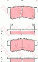 TRW GDB3258 - PASTILLAS DE FRENO