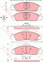 TRW GDB3281 - PASTILLAS DE FRENO