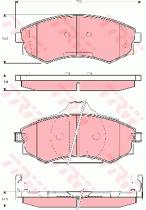 TRW GDB3283 - PASTILLAS DE FRENO