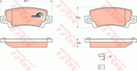 TRW GDB3289 - PASTILLAS DE FRENO