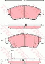 TRW GDB3290 - PASTILLAS DE FRENO