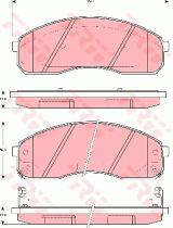 TRW GDB3301 - PASTILLAS DE FRENO