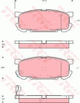 TRW GDB3303 - PASTILLAS DE FRENO