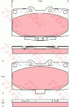 TRW GDB3307 - PASTILLAS DE FRENO