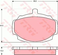 TRW GDB331 - PASTILLAS DE FRENO