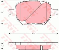 TRW GDB3316 - PASTILLAS DE FRENO