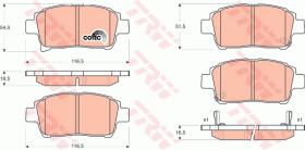 TRW GDB3317 - PASTILLAS DE FRENO