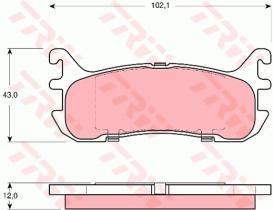 TRW GDB3319 - PASTILLAS DE FRENO