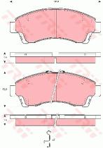 TRW GDB3321 - PASTILLAS DE FRENO