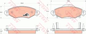 TRW GDB3324 - PASTILLAS DE FRENO