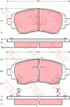 TRW GDB3333 - PASTILLAS DE FRENO