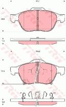 TRW GDB3335 - PASTILLAS DE FRENO