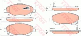 TRW GDB3336 - PASTILLAS DE FRENO