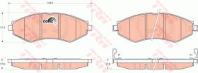 TRW GDB3347 - PASTILLAS DE FRENO