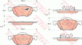 TRW GDB3355 - PASTILLAS DE FRENO