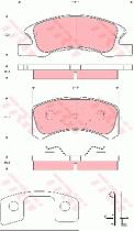 TRW GDB3358 - PASTILLAS DE FRENO