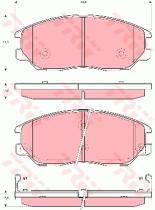 TRW GDB3360 - PASTILLAS DE FRENO