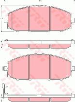 TRW GDB3361 - PASTILLAS DE FRENO