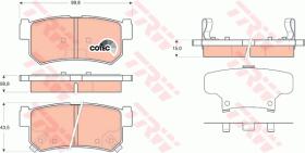 TRW GDB3366 - PASTILLAS DE FRENO