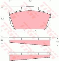 TRW GDB337 - PASTILLAS DE FRENO