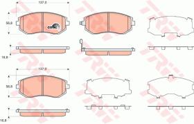 TRW GDB3371 - PASTILLAS DE FRENO