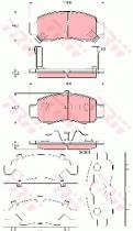 TRW GDB3376 - PASTILLAS DE FRENO
