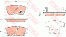 TRW GDB3377 - PASTILLAS DE FRENO