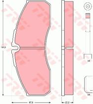 TRW GDB3385 - PASTILLAS DE FRENO