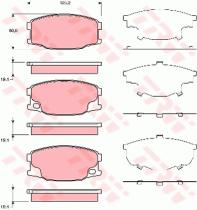 TRW GDB3388 - PASTILLAS DE FRENO