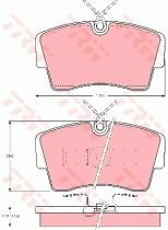 TRW GDB339 - PASTILLAS DE FRENO