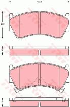 TRW GDB3391 - PASTILLAS DE FRENO