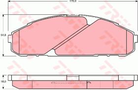 TRW GDB3394 - PASTILLAS DE FRENO