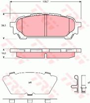 TRW GDB3395 - PASTILLAS DE FRENO