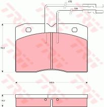 TRW GDB343 - PASTILLAS DE FRENO