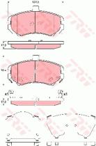 TRW GDB3431 - PASTILLAS DE FRENO